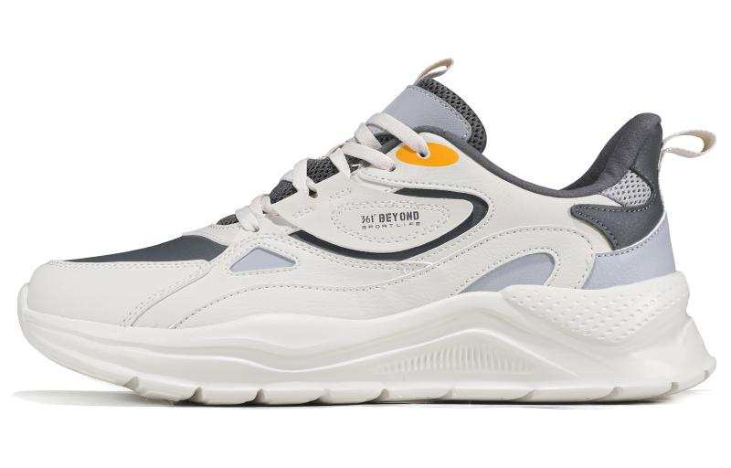361° Cushioning, Slip Resistant, Abrasion Resistant, Lightweight, Thermal Low top Running Shoes Men's White Gray Purple
