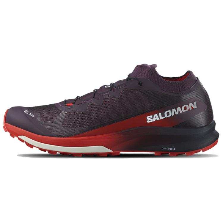 SALOMON X Ultra 3 Salomon v2 'Plum Fiery Red White'