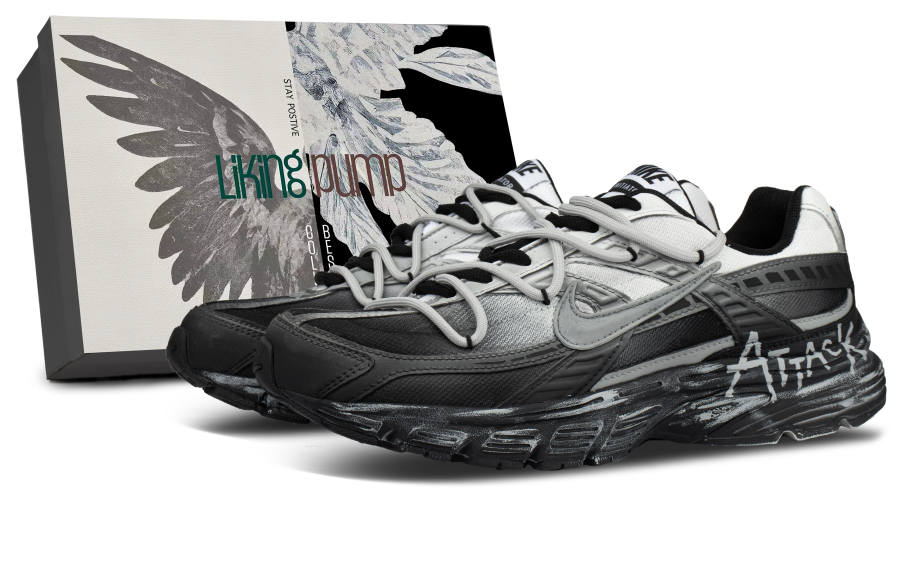 Nike Nike Initiator Cushioning Abrasion Resistant Cushioning, Wear Resistant Low top Running Shoes Men's Black Gray