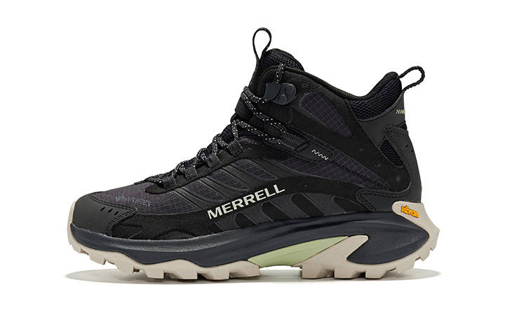 MERRELL MOAB SPEED 2 Slip Resistant, Abrasion Resistant, Waterproof, And Breathable Outdoor Shoes Women's Black