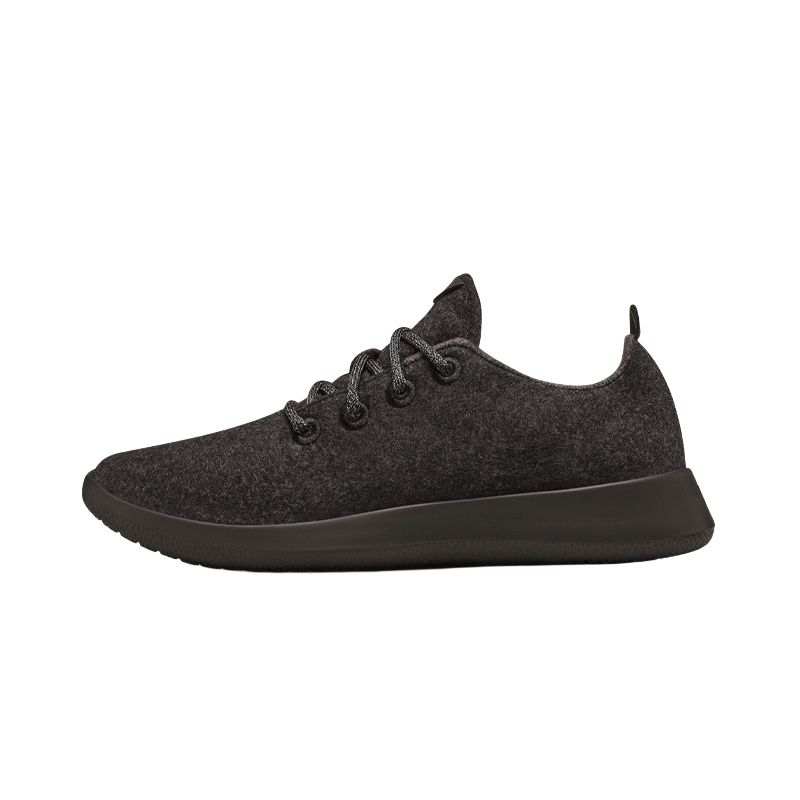 Allbirds Wool Runner Low top Running Shoes Men's Natural Black
