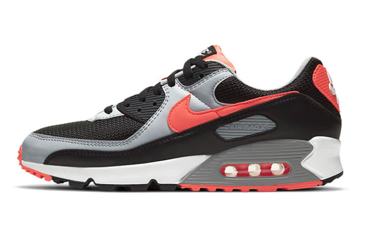 Nike Nike Air Max 90 Black Radiant Red Wolf Grey