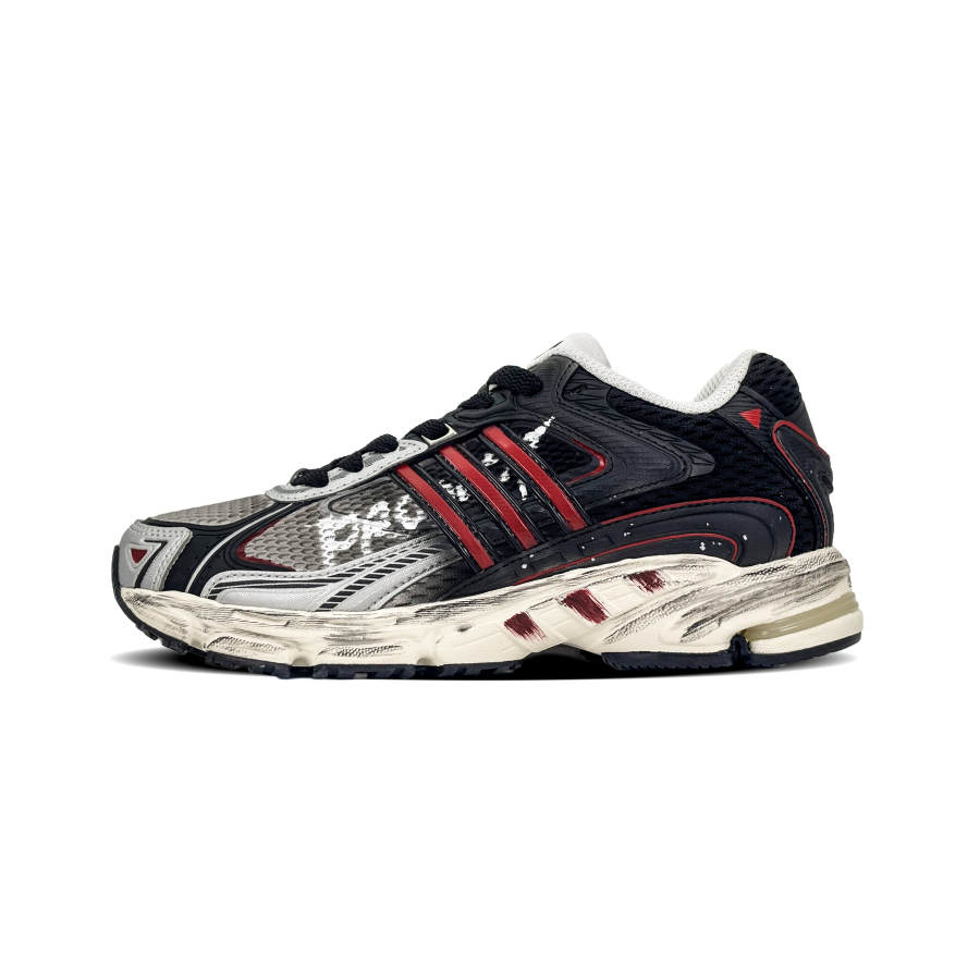 Adidas Originals Response Cl Abrasion Resistant Low top Running Shoes Unisex Black Red