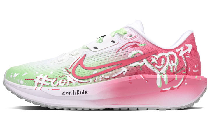 Nike Nike Quest 6 Low top Running Shoes Unisex Pink Green