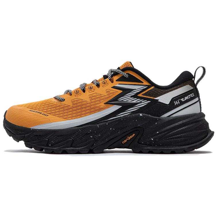 361° Abrasion Resistant Slip Resistant Abrasion Resistant Slip Resistant Low top Outdoor Shoes Men's Orange Black