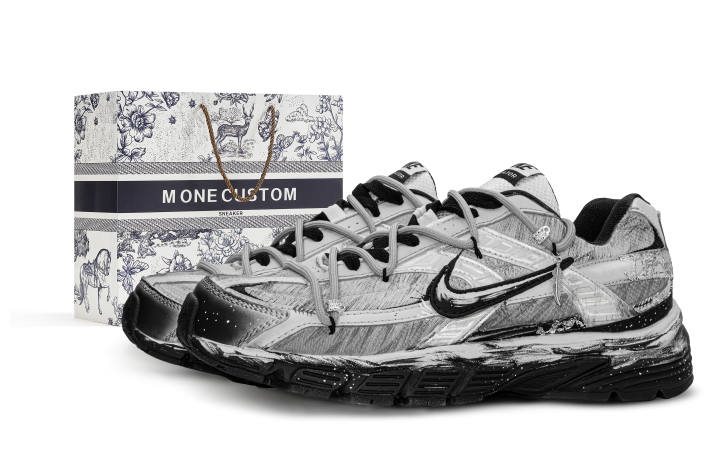 Nike Nike Initiator Breathable Lightweight Breathable And Lightweight Low top Running Shoes Unisex Black White