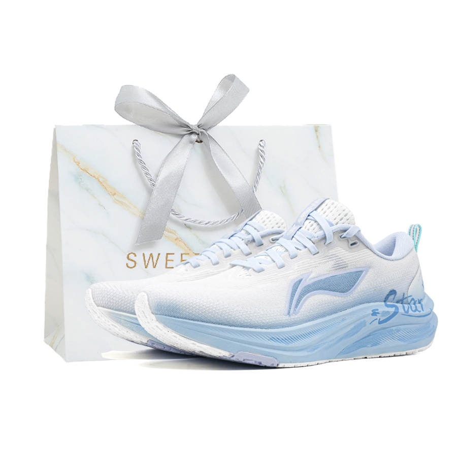 Li-Ning Li Ning Red Hare 8 Running Shoes Women's Low Top White/Blue