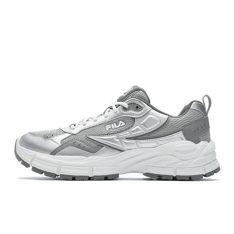 FILA Blade Cushioning, Wear Resistant Low top Casual City Commuting Running Shoes Men's Gray