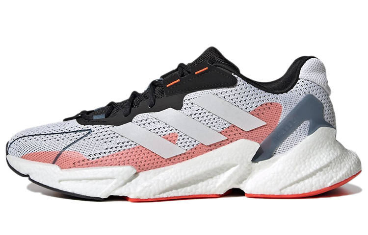 Adidas Adidas X9000l4 Lace Up Abrasion Resistant Abrasion Resistant Low top Running Shoes Men's White Pink Black