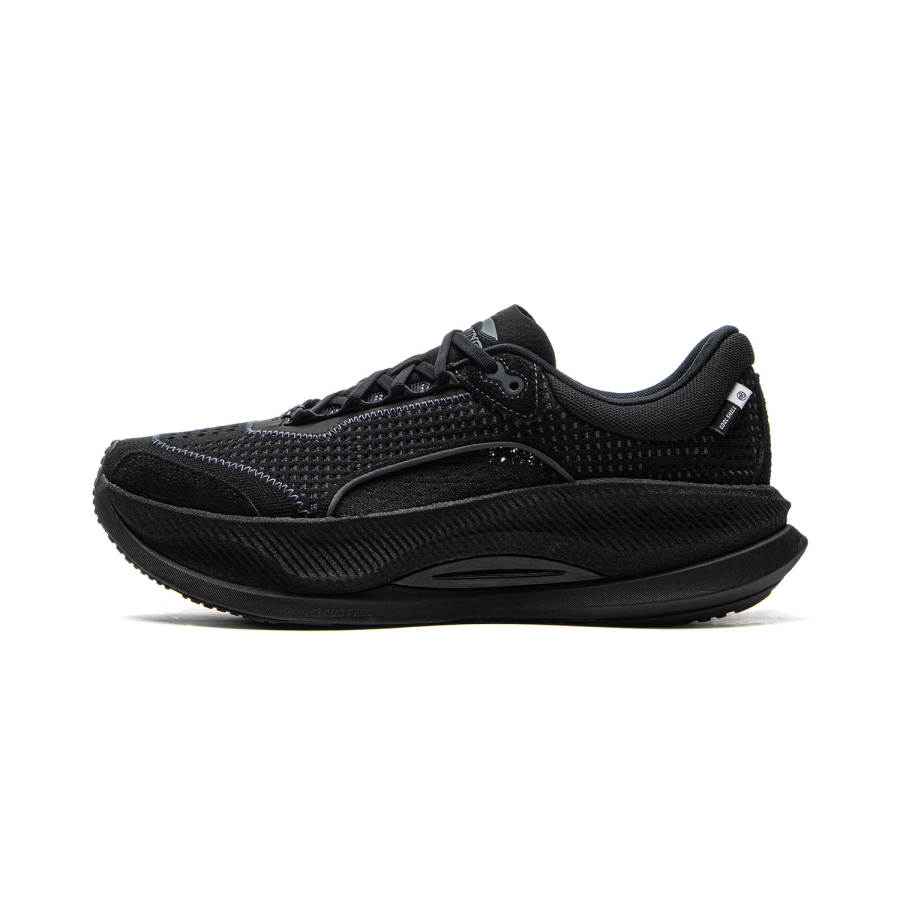 Li-Ning Li Ning Cushioning Rebound Slip Resistant Low top Casual Running Shoes Men's Black