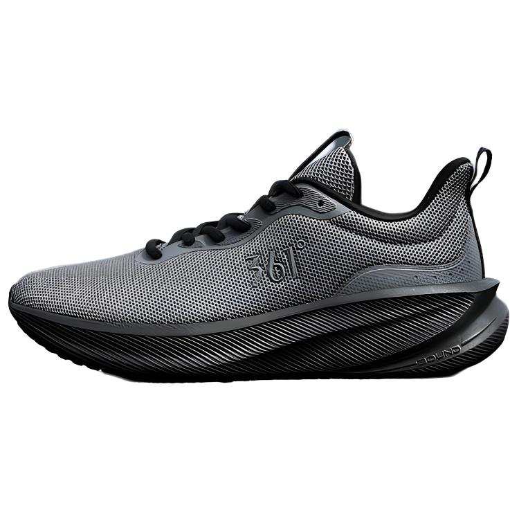 361° Cushioning Breathable Lightweight Low top Casual Running Shoes Men's Gray Black