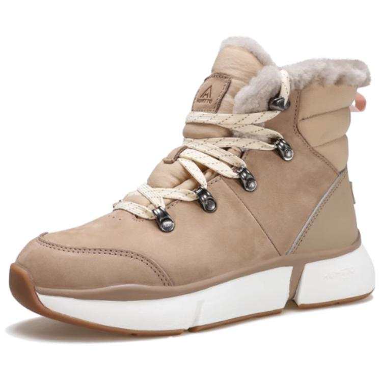HUMTTO Slip Resistant Abrasion Resistant Slip Resistant Abrasion Resistant High top Outdoor Shoes Women's Apricot Brown