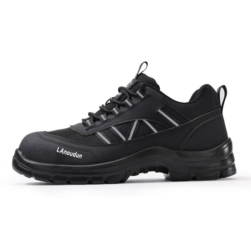 LANOUDUN Abrasion Resistant Breathable Slip Resistant Low top Outdoor Shoes Men's Black