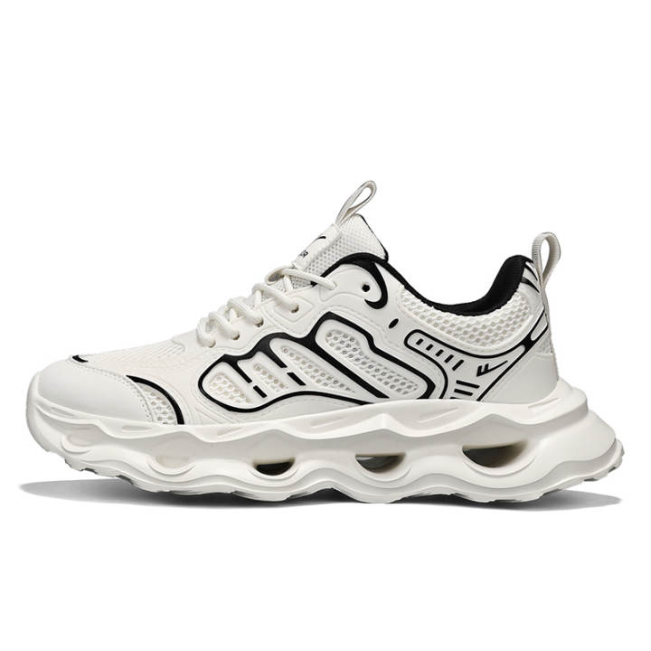 WARRIOR Warrior Slip Resistant Abrasion Resistant Slip Resistant Abrasion Resistant Low top Chunky Sneakers Men's