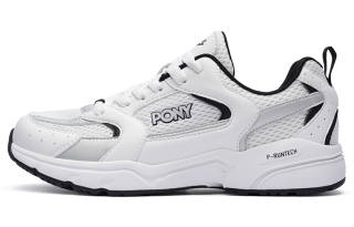 Pony Cushioning Breathable Low top P RUNTECH Running Shoes Unisex White