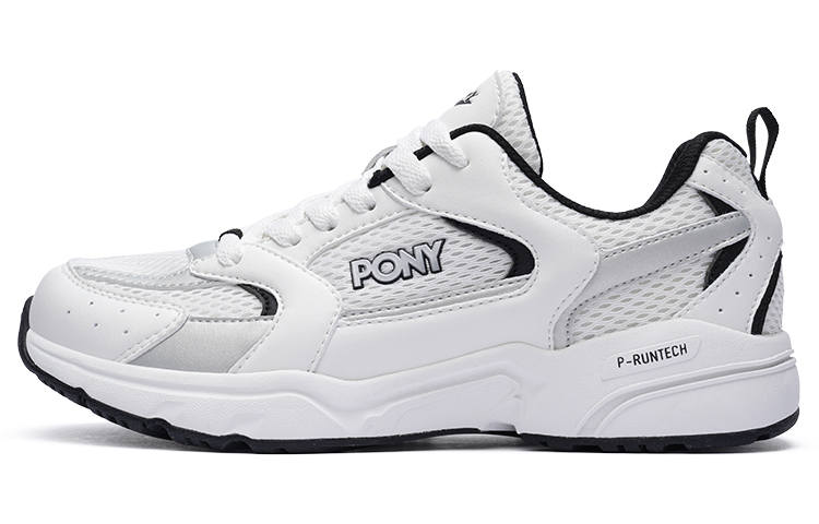 Pony Cushioning Breathable Low top P RUNTECH Running Shoes Unisex White