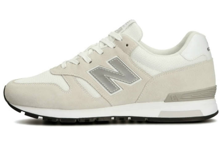 New Balance New Balance NB 565 Fabric Breathable Low top Casual Running Shoes Unisex Light Gray