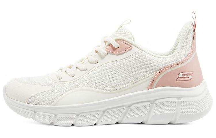 Skechers Bob's Fabric Low top Running Shoes Women's White Orange