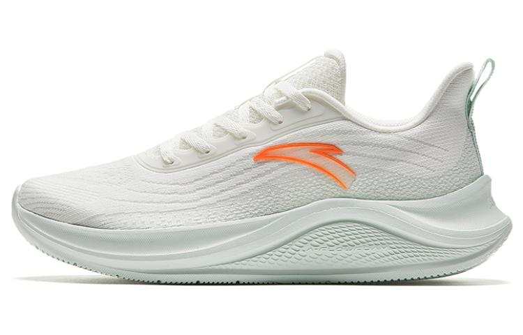 Anta Slip Resistant Abrasion Resistant Low top Running Shoes Women's White Green