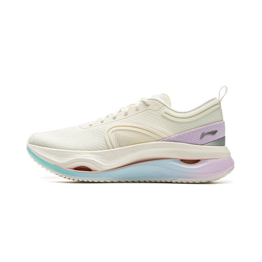 Li-Ning Li Ning Cushioning Rebound Low top Training Running Shoes Women's Ecru