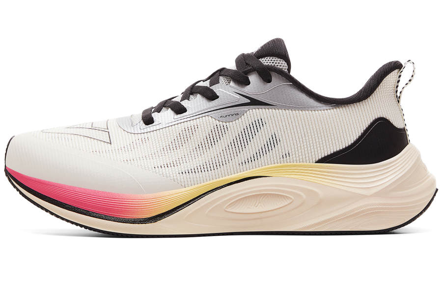 PEAK Low top Casual Running Shoes Men's Ivory Black