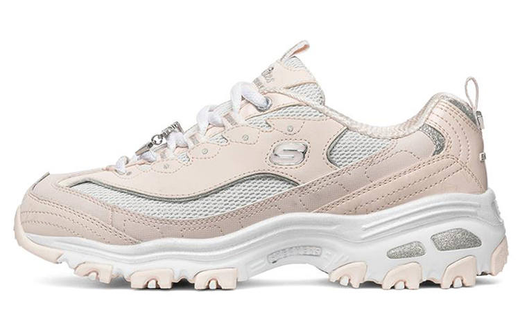 Skechers D'lites 1.0 Running Shoes White/Pink Women's