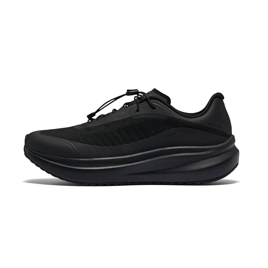 Saucony Shift Flow Lingxun 2 Abrasion Resistant Abrasion Resistant Low top Casual Running Shoes Unisex Black