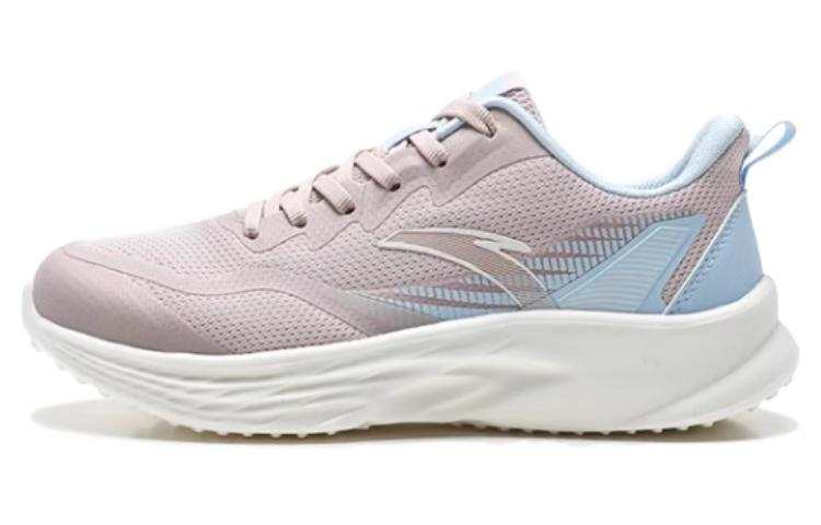 Anta Abrasion Resistant Breathable Low top Running Shoes Women's Pink Blue
