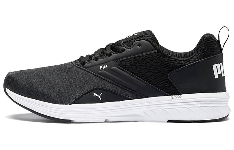 PUMA Nrgy Comet Cushioning Abrasion Resistant Cushioning, Wear Resistant Low top Running Shoes Unisex Black White
