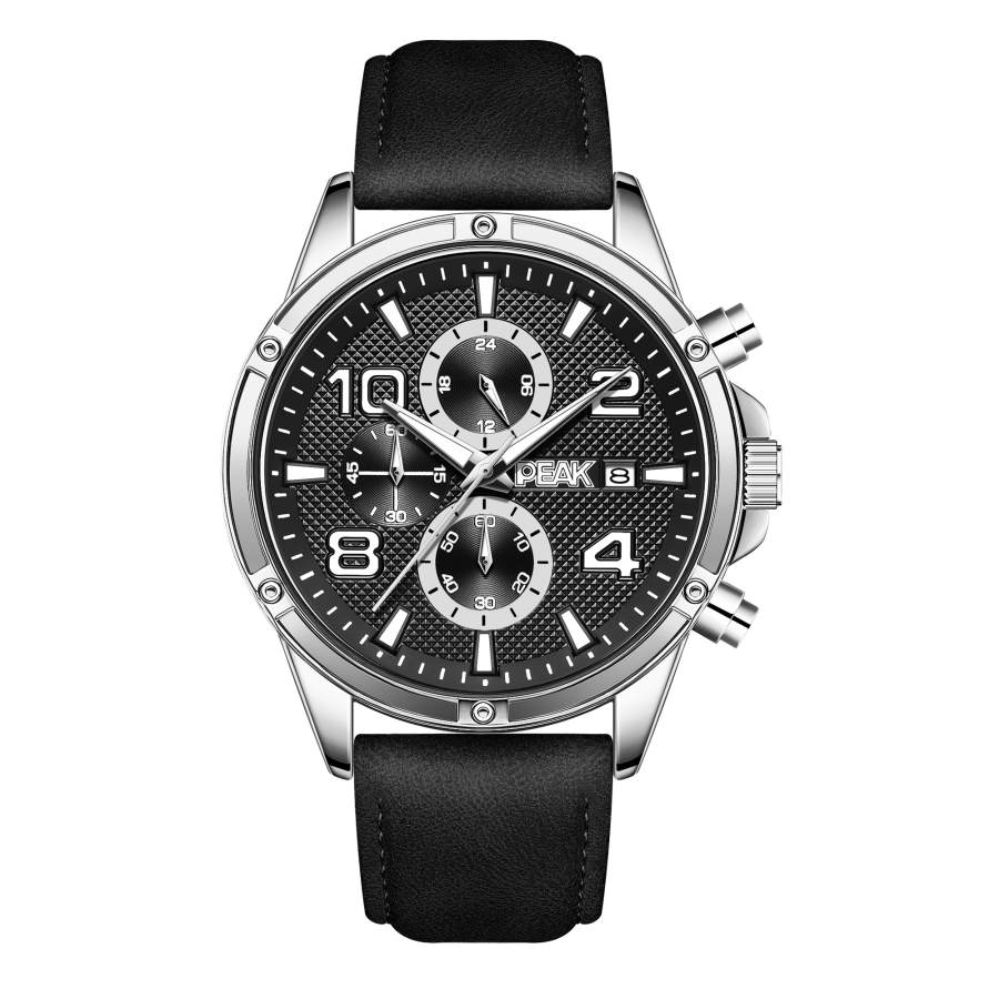 PEAK Tian Yao Collection Quartz Movement Leather Strap Watch Men's Watches Multicolor Watch Dial