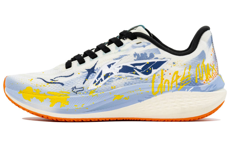 Li-Ning Li Ning Red Hare 7 Cushioning, Wear Resistant Low top Casual Training Running Shoes Men's Light Blue