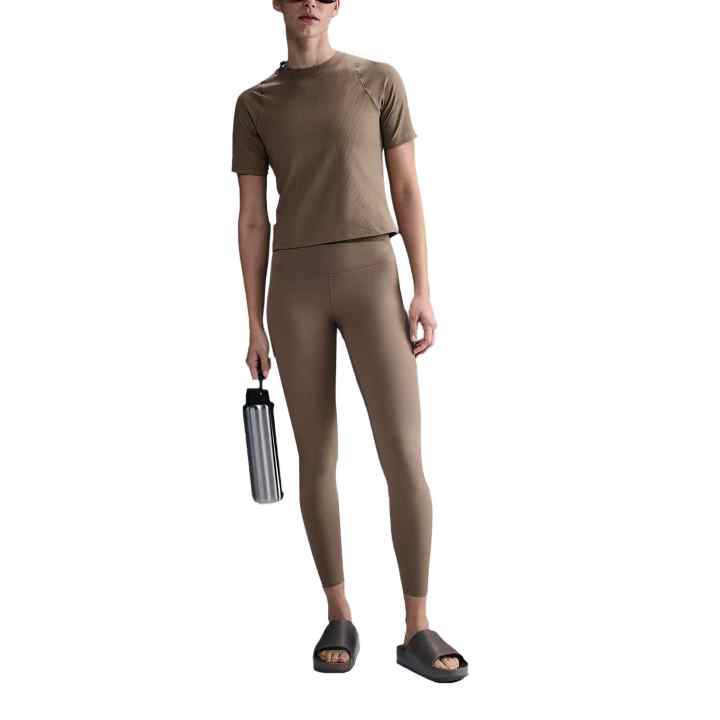 Nike Nike Zenvy Rib Women's Dri-FIT Short-Sleeve Top