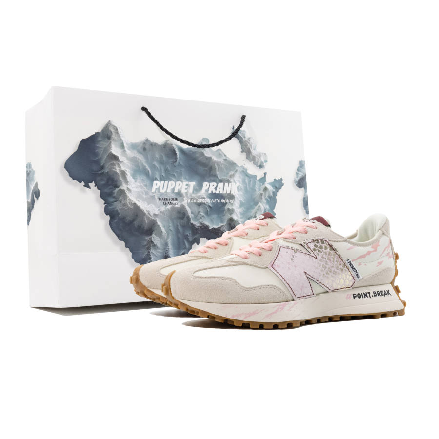 New Balance New Balance NB 327 Textile, Synthetic Leather Abrasion Resistant Lightweight Height Increasing