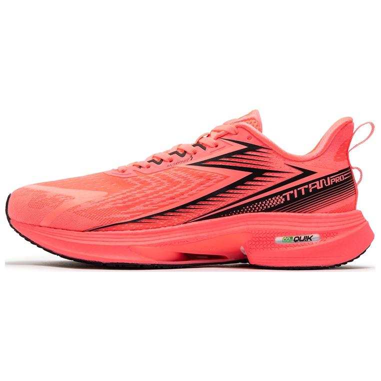 361° TITAN Ⅱ PRO Mesh Slip Resistant Abrasion Resistant Low top Running Shoes Men's Red Black