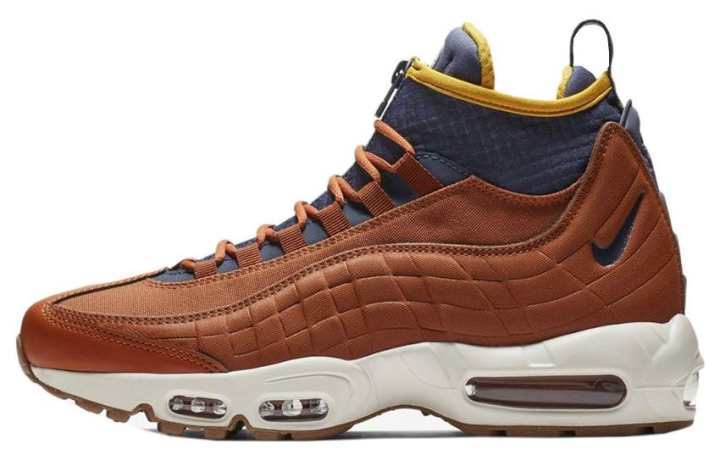Nike Nike Air Max 95 Sneakerboot Dark Russet Thunder Blue