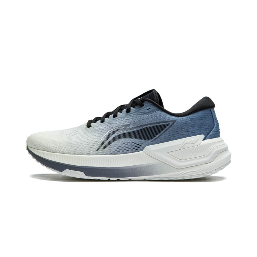 Li-Ning Li Ning YueYing 3.0 Cushioning Slip Resistant Support Low top HEEL LOC Sprint Running Shoes Men's Blue Beige White