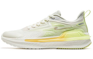 Erke Slip Resistant Abrasion Resistant Low top Running Shoes Men's White Green