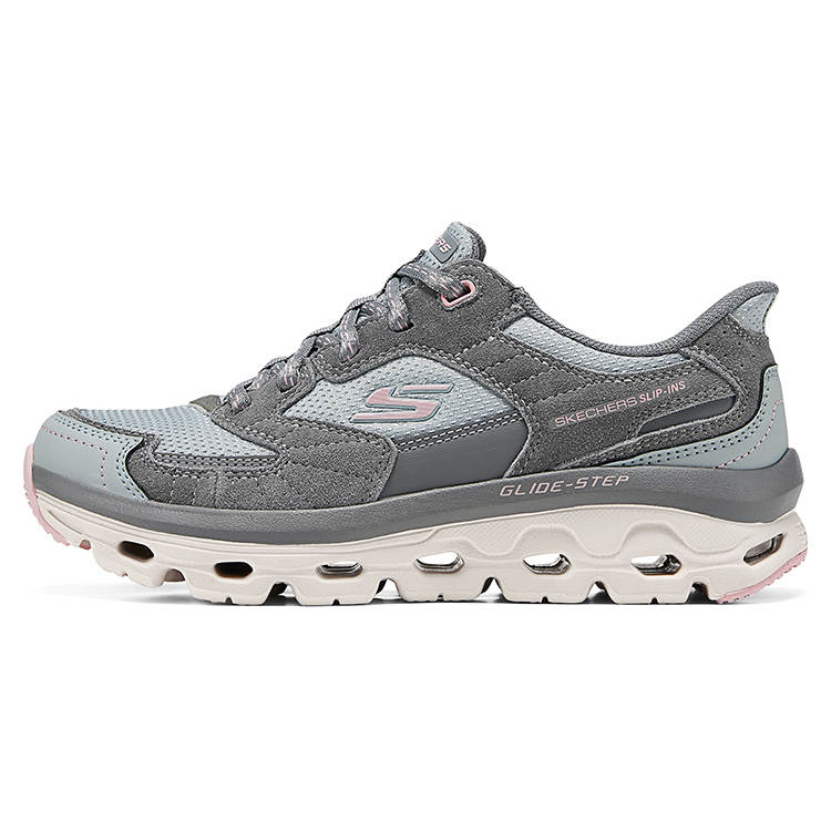 Skechers Glide Step Soft And Comfortable Low top Casual Running Shoes Women's Gray