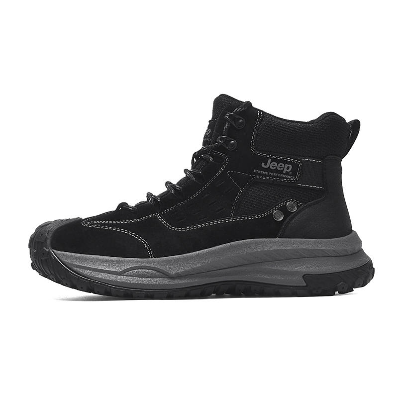 Jeep High top Outdoor Shoes Men's Black
