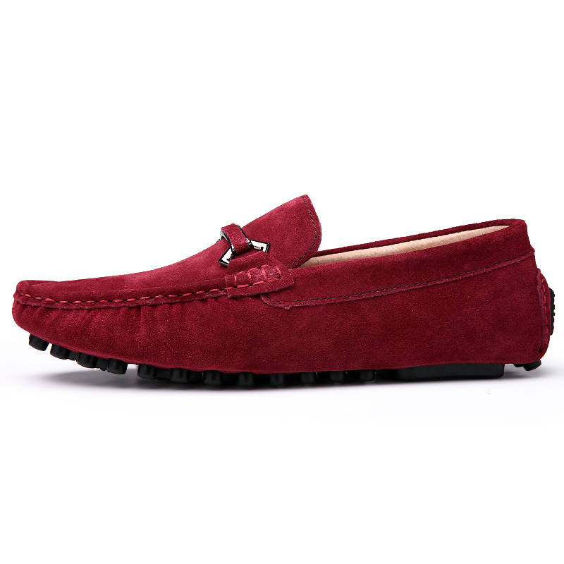 HBRK Gommino Loafers Men's Black/Blue/Gray/Burgundy
