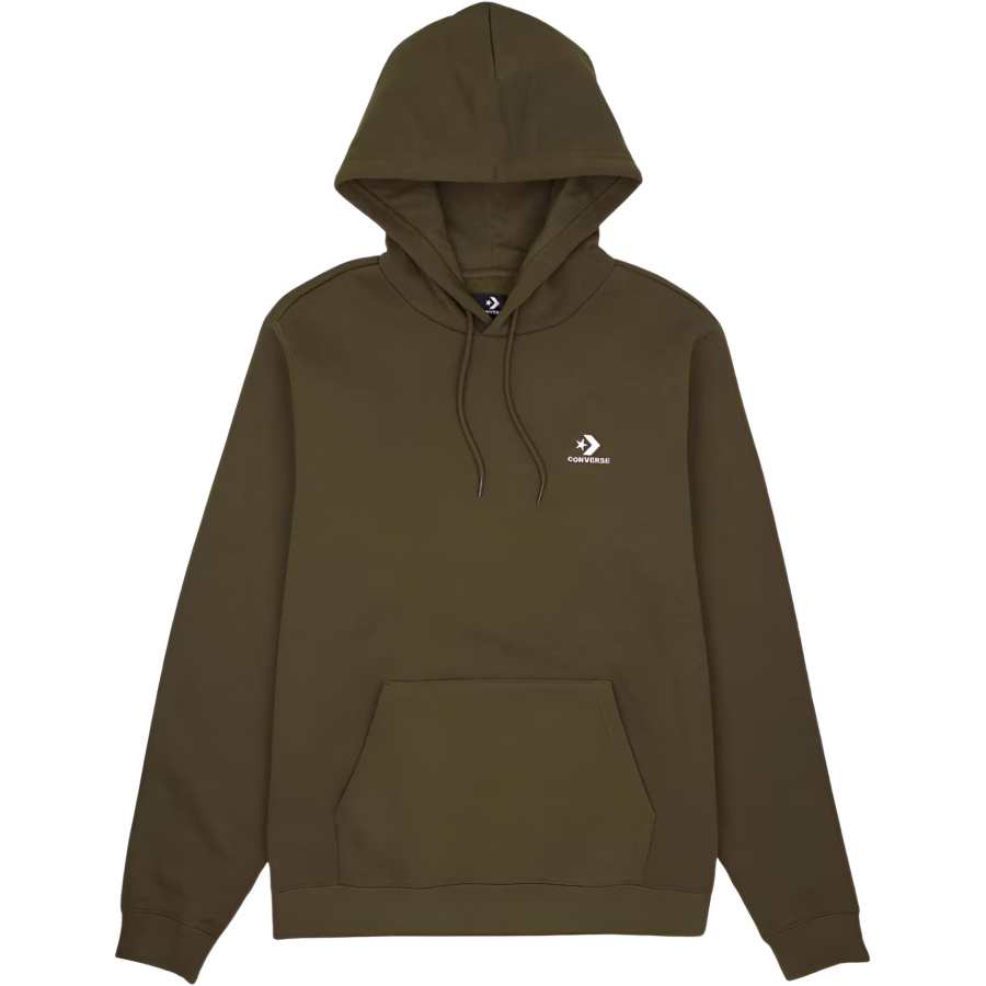 Converse Go To Embroidered Star Chevron Standard Fit Fleece Hoodie