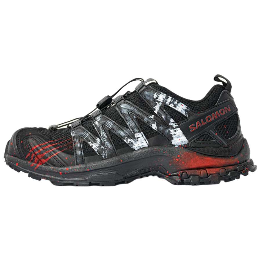 SALOMON XA PRO 3D LA YAUTE Low top Running Shoes Unisex Black Red