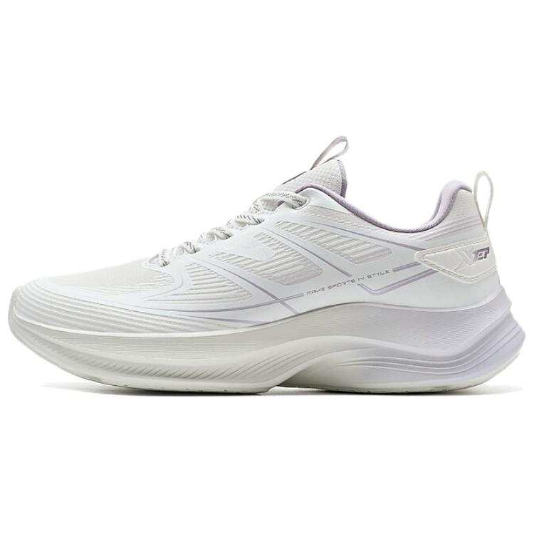 XTEP Abrasion Resistant Breathable Low top Casual Running Shoes Women's White Purple