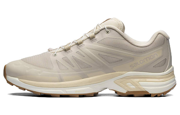 SALOMON XT Wings 2 Fabric Abrasion Resistant Low top Running Shoes Unisex Beige