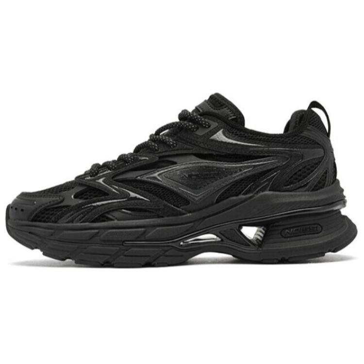 QIAODAN Cushioning Low top Chunky Sneakers Women's Black