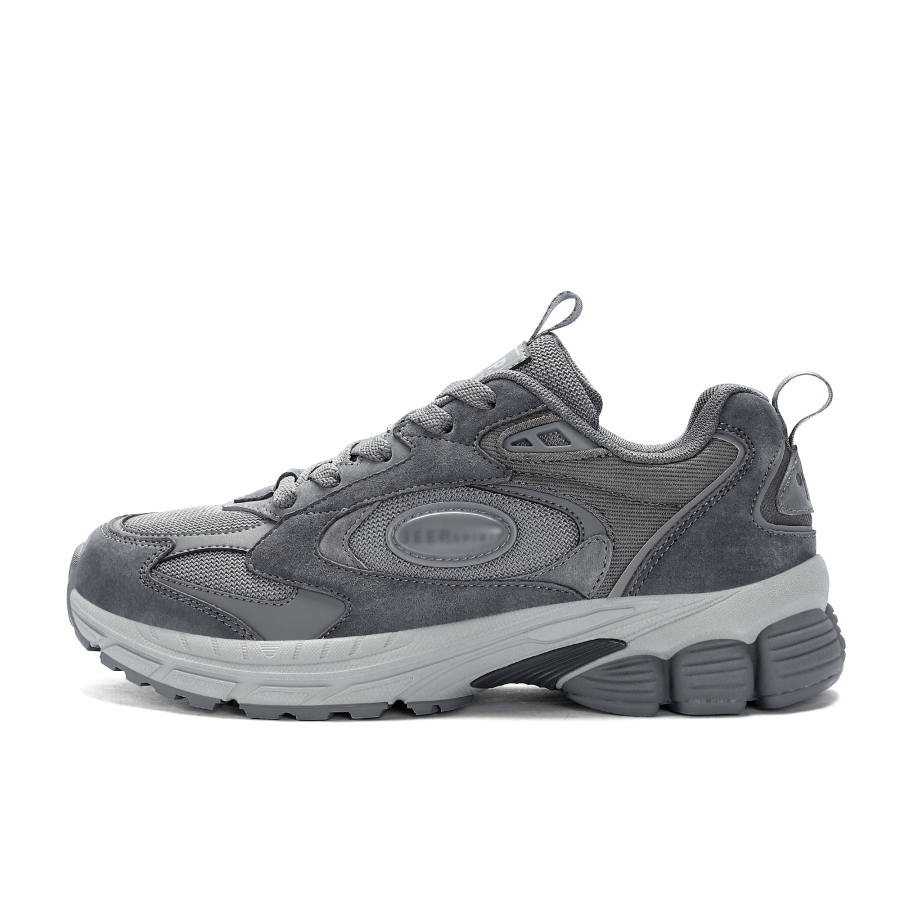JEEP SPIRIT Outdoor Commute Mesh Abrasion Resistant Breathable Lightweight Cushioning Height Increasing Low top