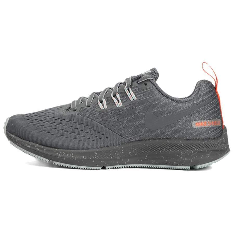 Nike Nike Zoom Winflo 4 Slip Resistant Abrasion Resistant Low top Casual Running Shoes Women's Gray