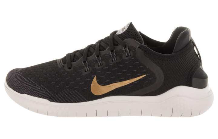 Nike Nike Free Rn 2018 Black Metallic Gold Vast Grey Women's