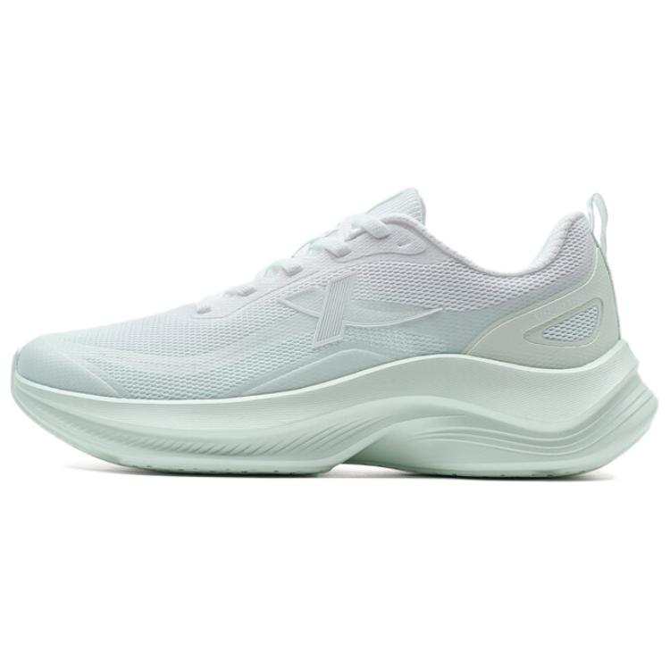 XTEP Lighten Up Fabric Low top Casual Trail Running Shoes Women's White Green