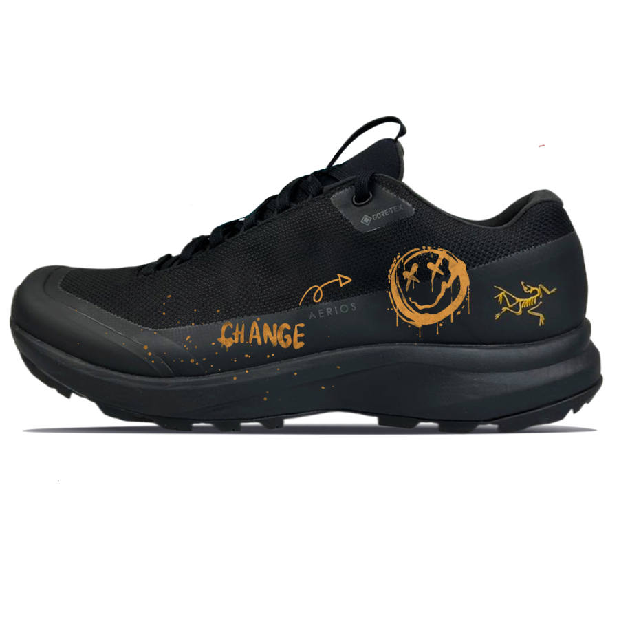 Arcteryx Arc'teryx Aerios Fl 2 Abrasion Resistant Low top Outdoor Shoes Unisex Black Yellow